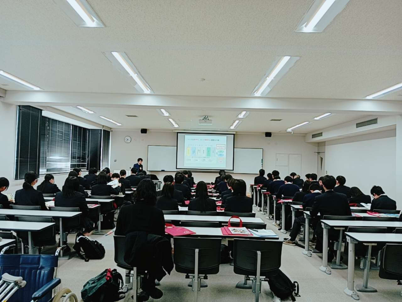 2年生の郊外進路ガイダンス